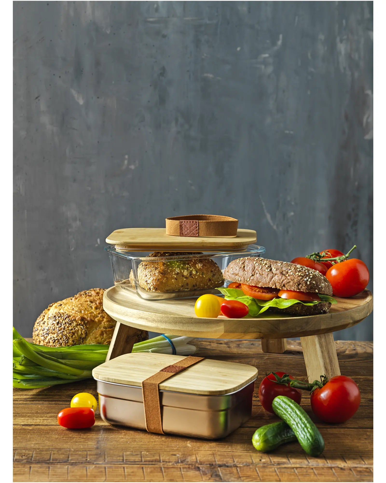 Promotional stainless steel lunch box 700ml - 4