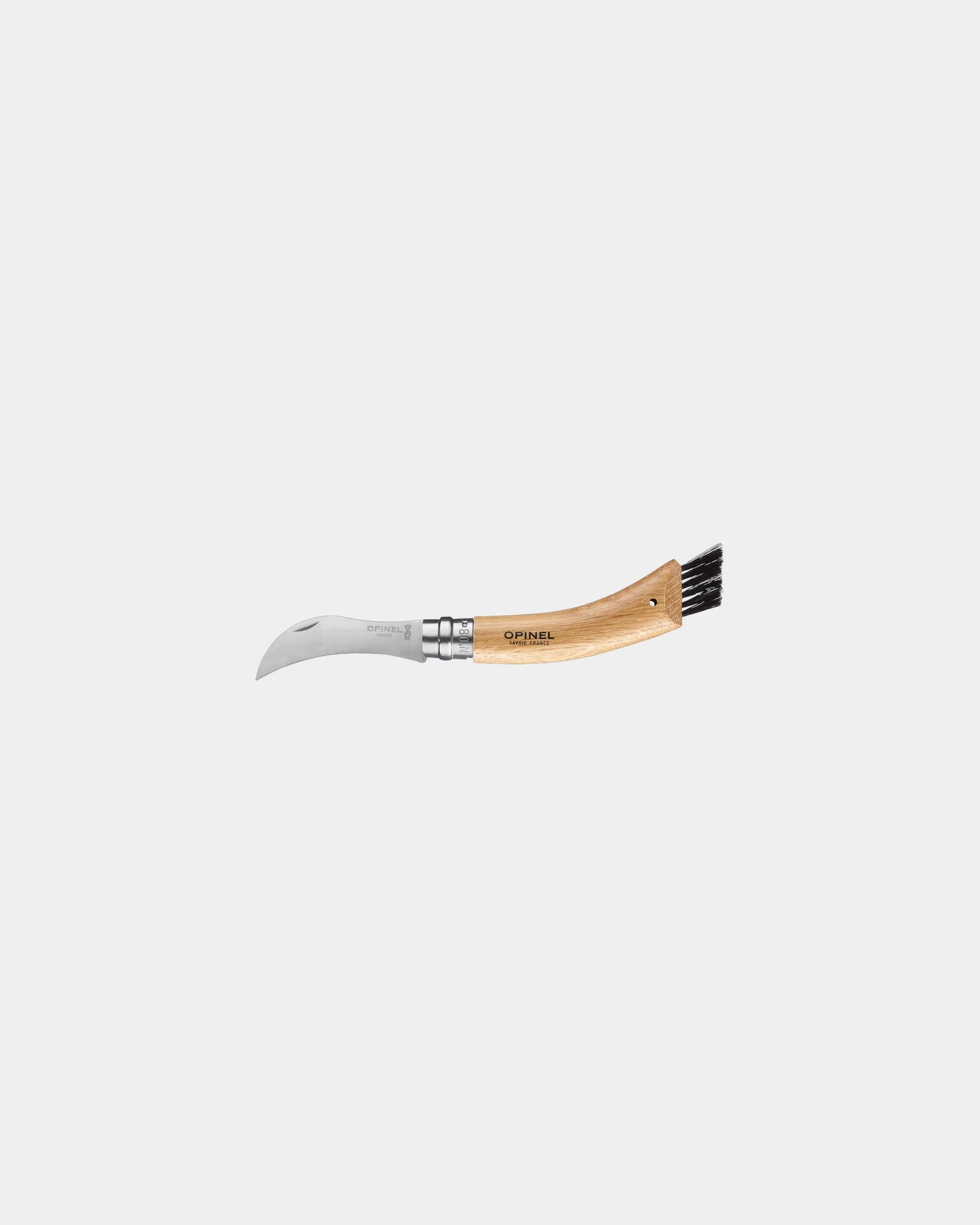 Custom stainless steel mushroom knife Opinel - 1