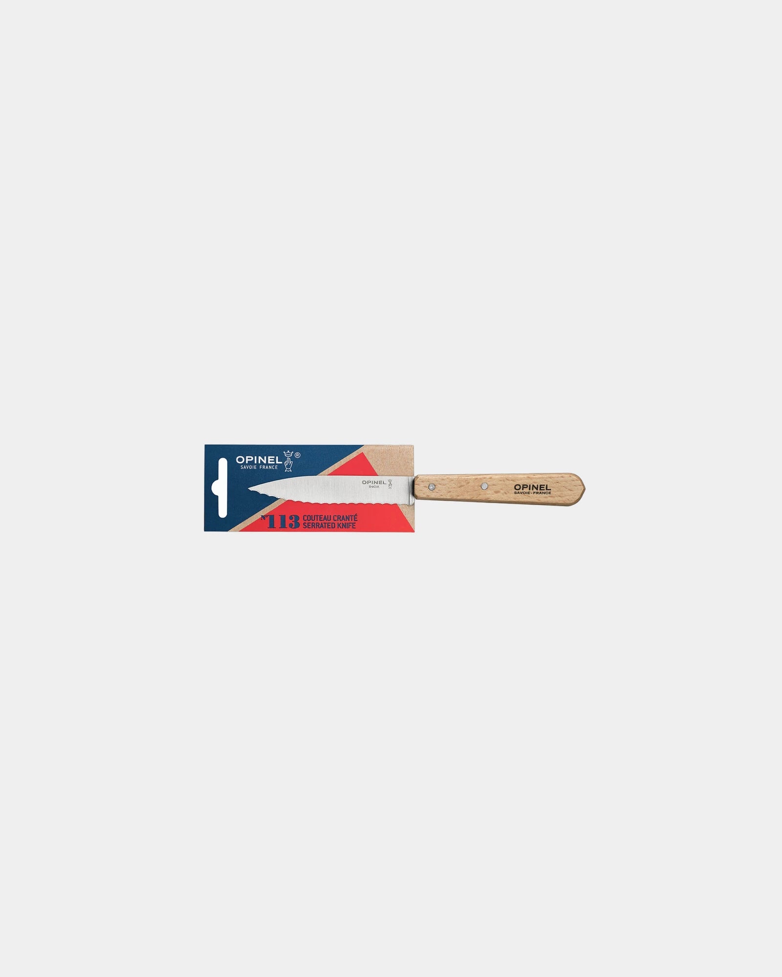 Custom eco-friendly stainless steel knife Opinel Cranté N°113 - 1
