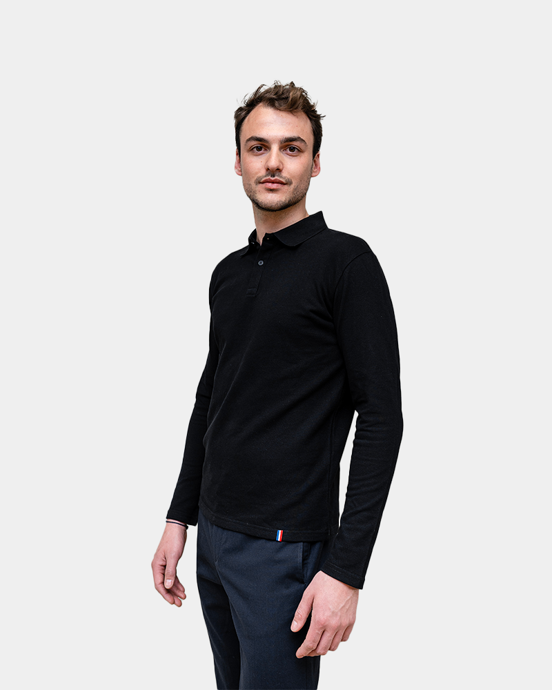 Men's Long Sleeve Polo to Personalize - 1