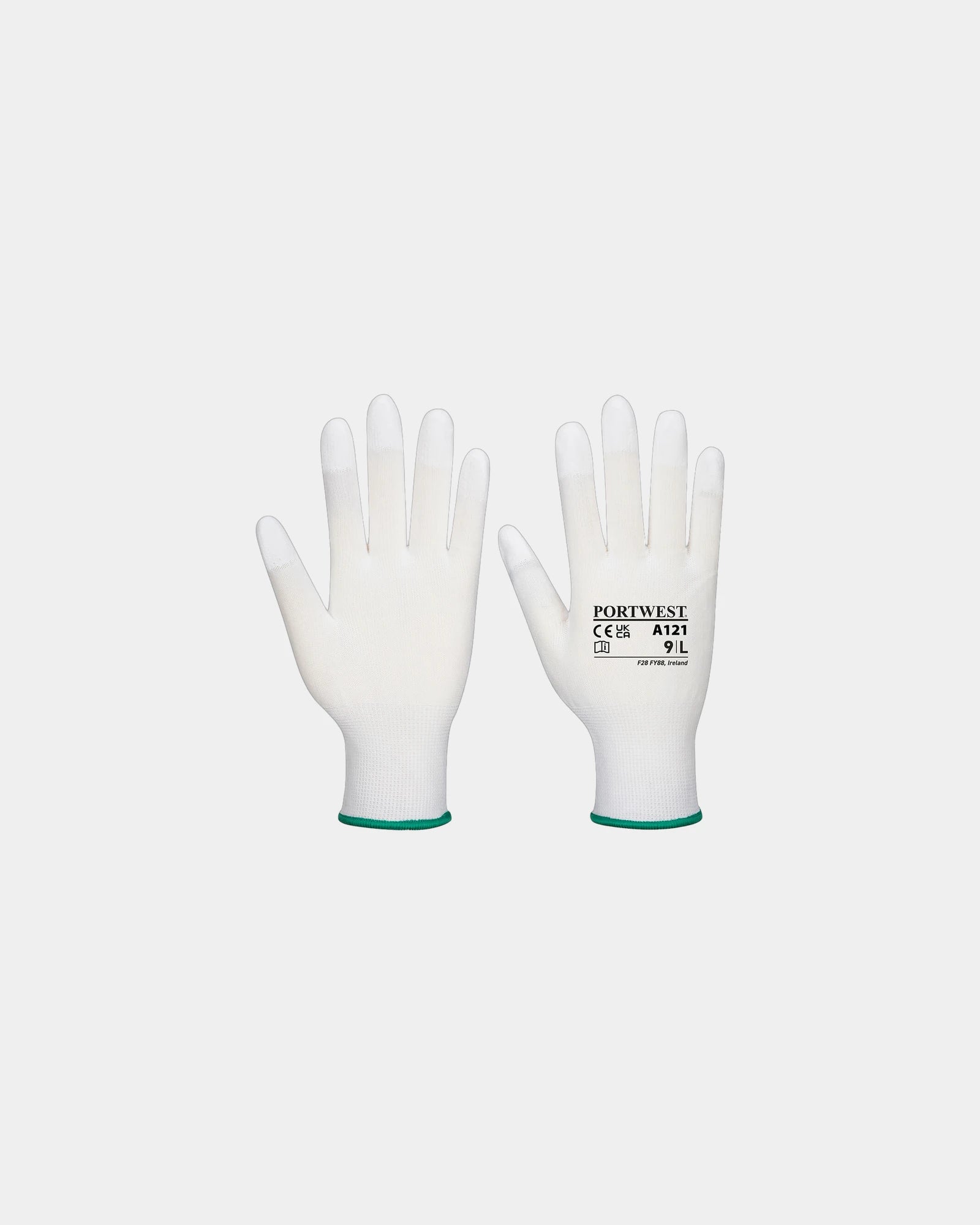 Promotional PU-coated nylon gloves - White