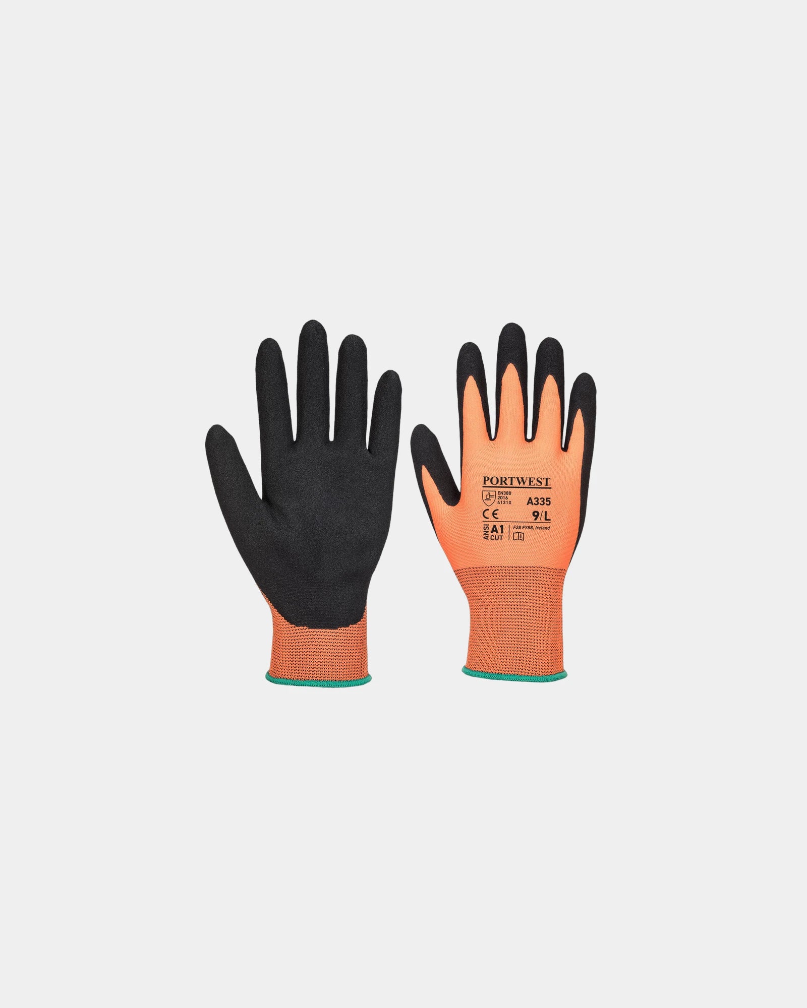 Promotional nitrile coated gloves NPR15 - Orange