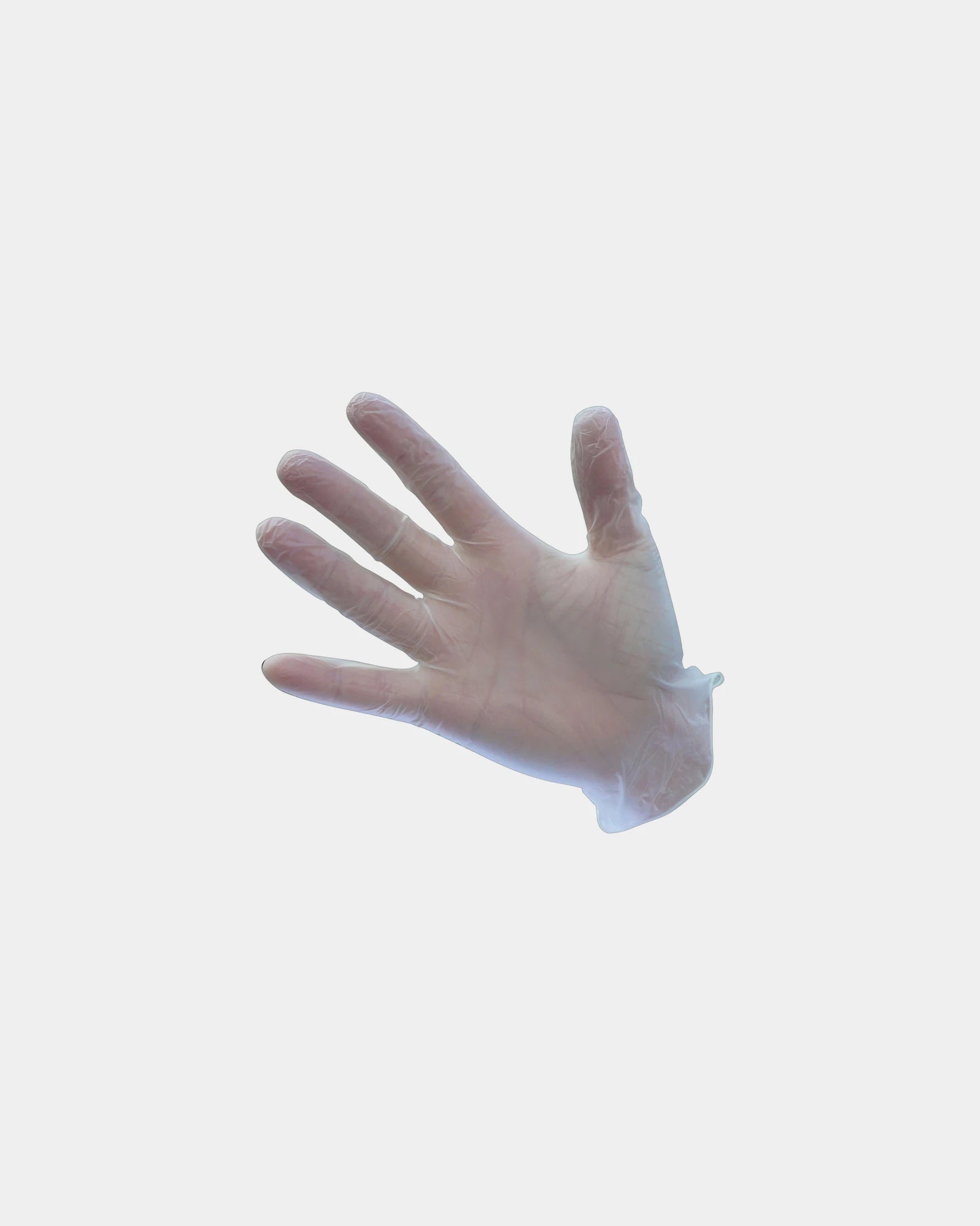 Promotional disposable vinyl gloves pack of 100 - Transparent