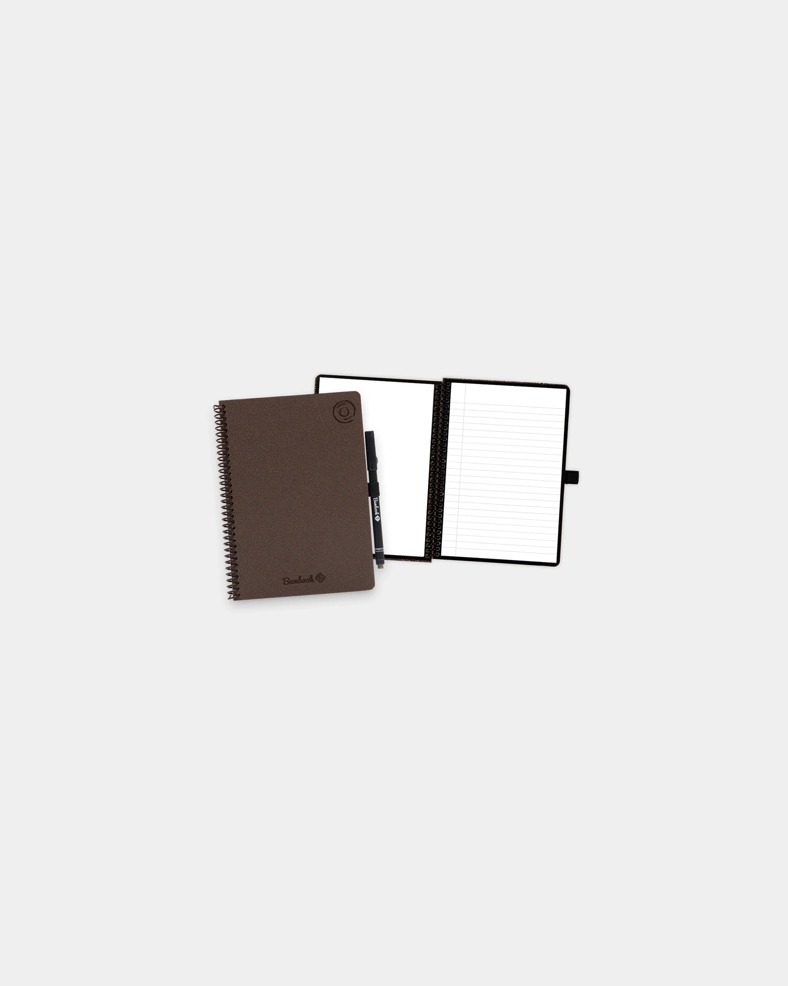 Custom recycled coffee-based A5 notebook Bambook - 1