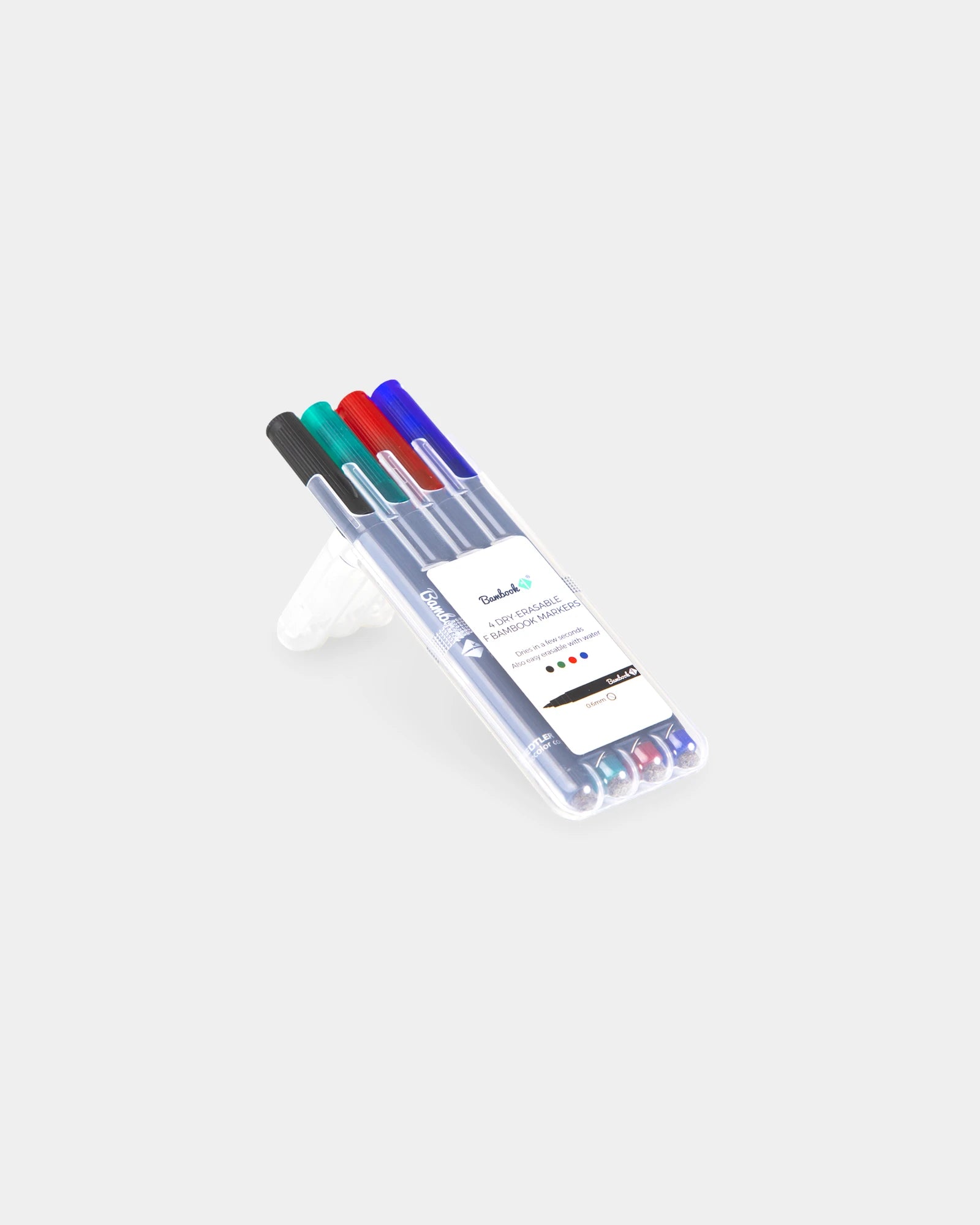 Custom eco-friendly Bambook 4-color felt tip set - 1