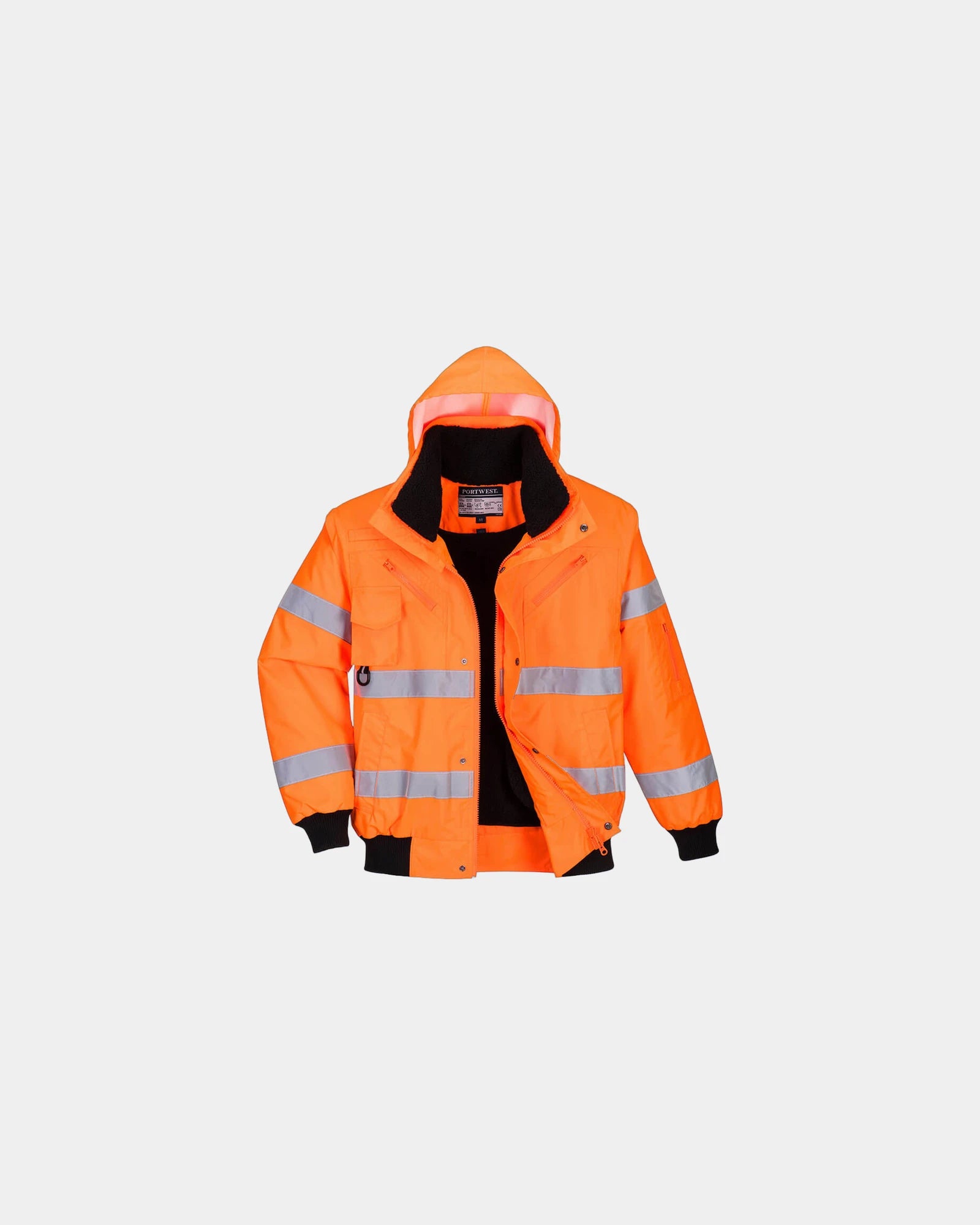 Promotional HiVis 3-in-1 bomber jacket - Orange