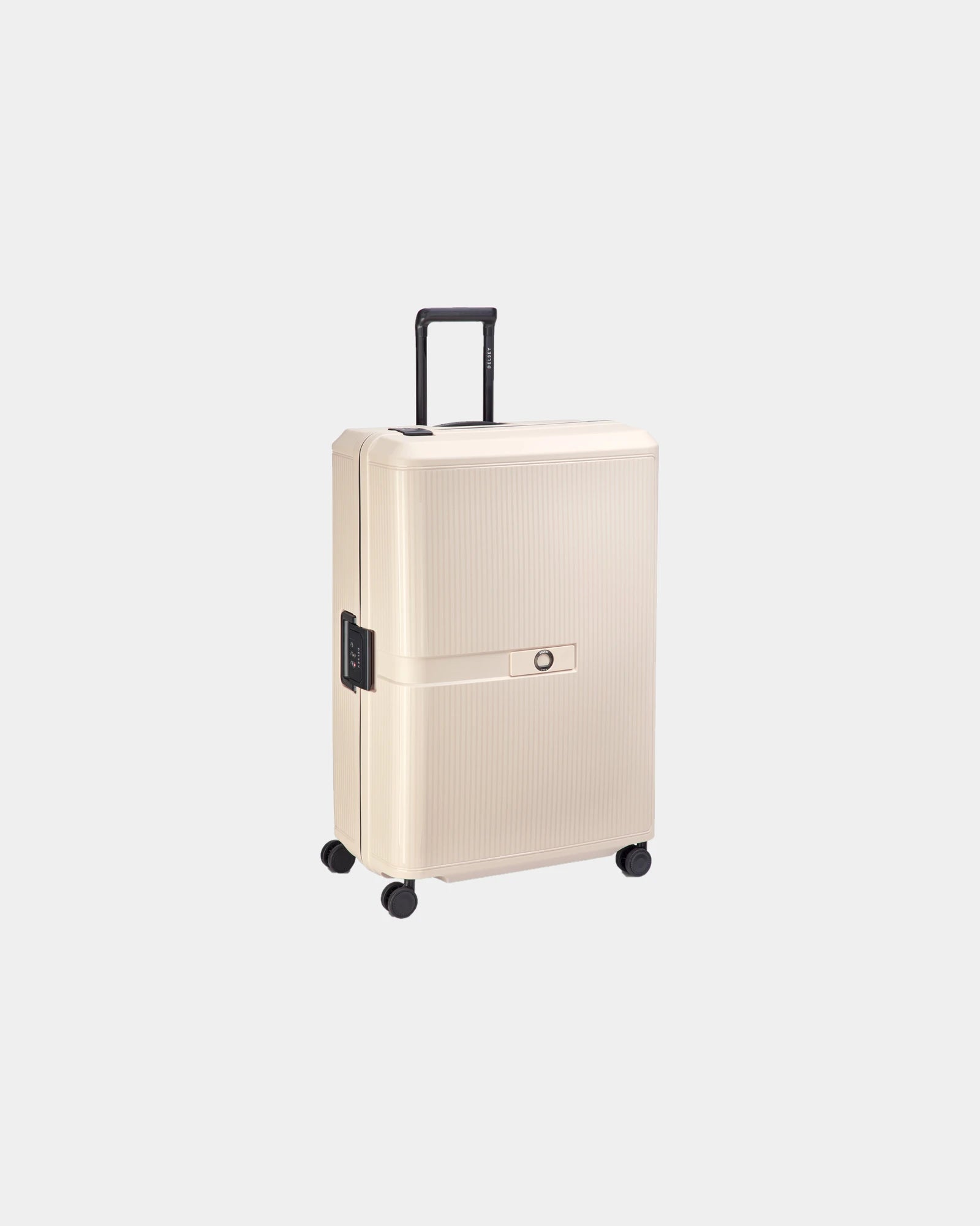 Custom polypropylene suitcase Delsey Vauban Val TR - Beige
