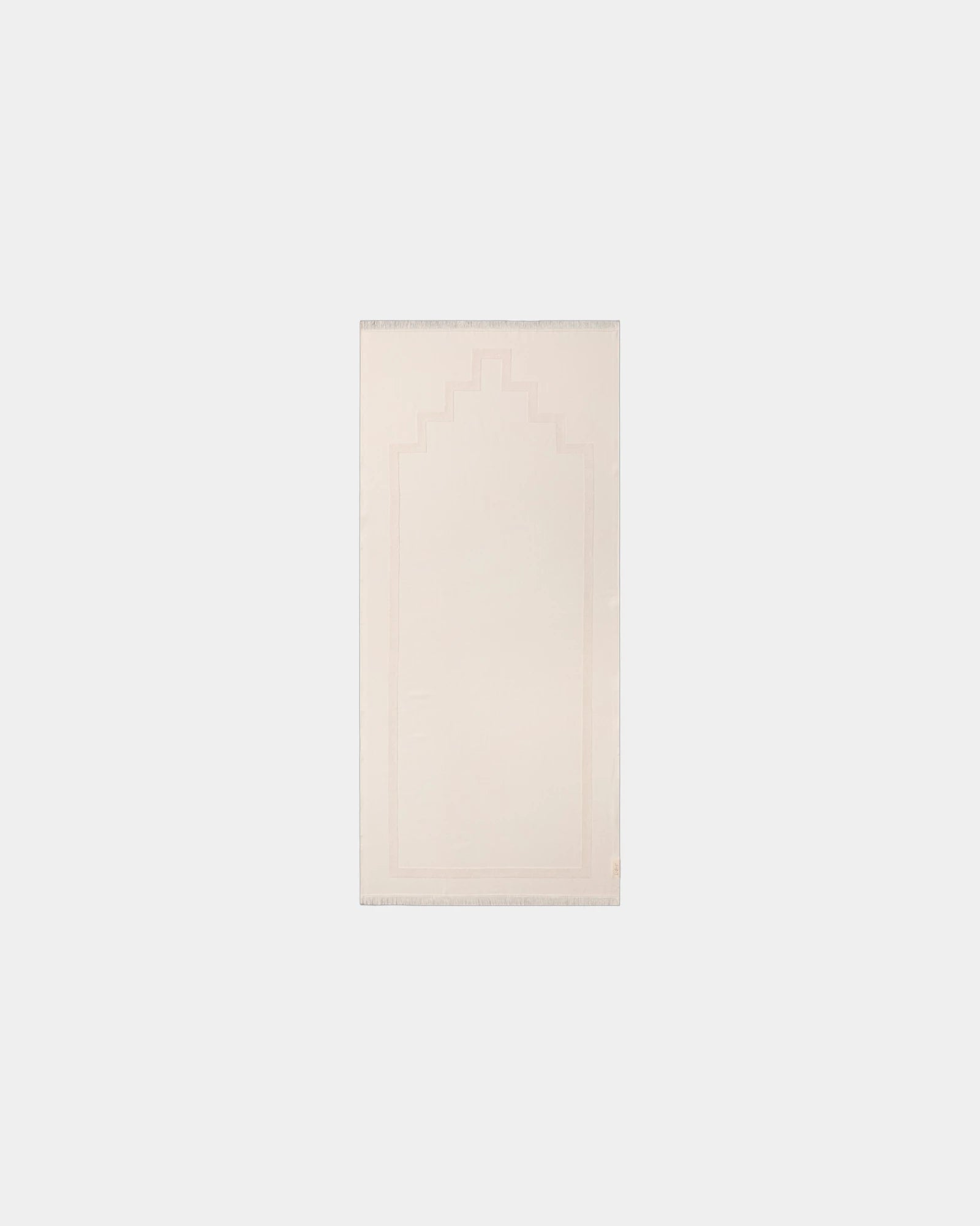 Custom eco-friendly beach towel LA SERVIETTE PARIS 90x200 - Pearly Cream