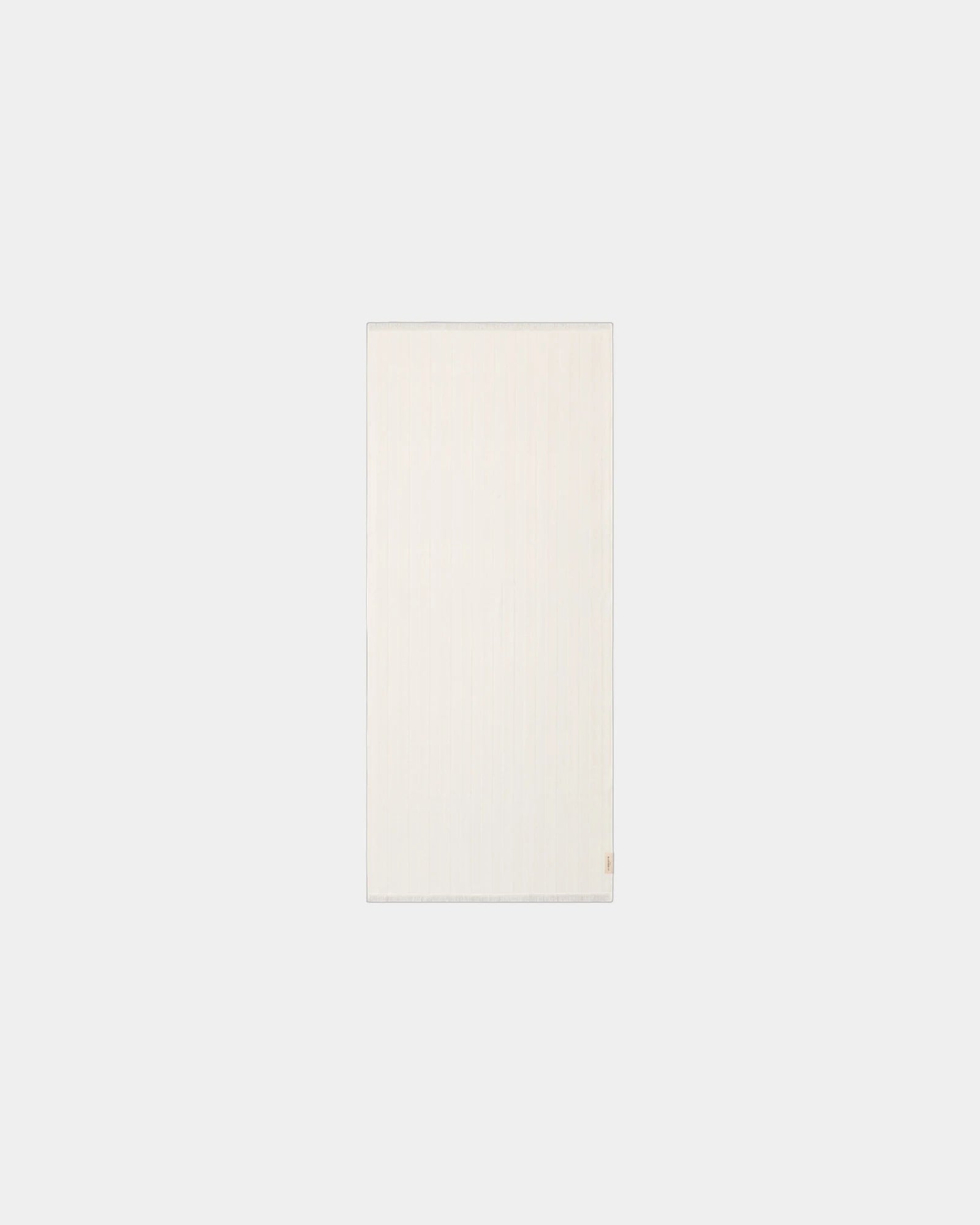 Custom eco-friendly beach towel LA SERVIETTE PARIS 90x200 - Pearl White
