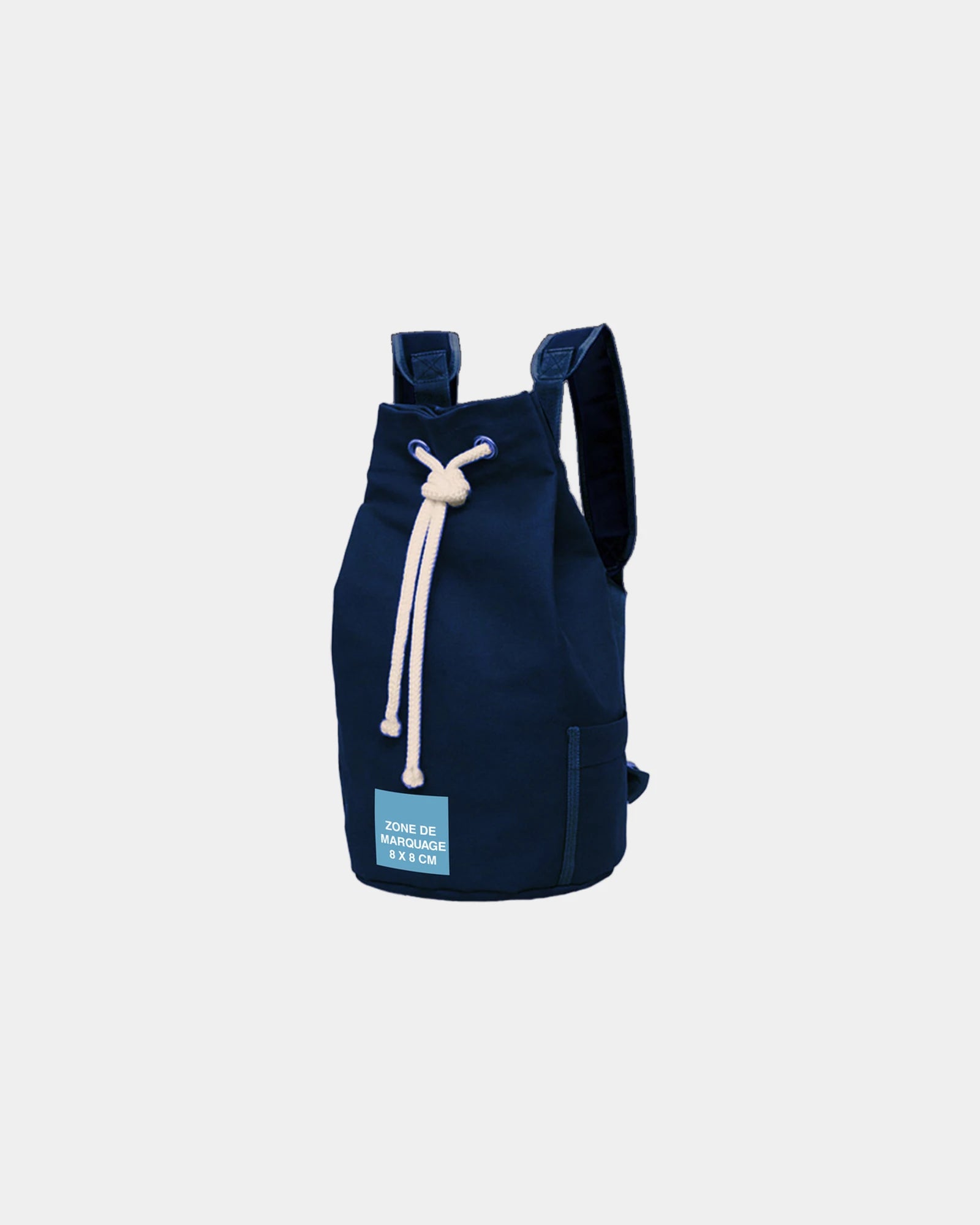 Custom recycled cotton backpack Goodjour Sac Matelot - 3