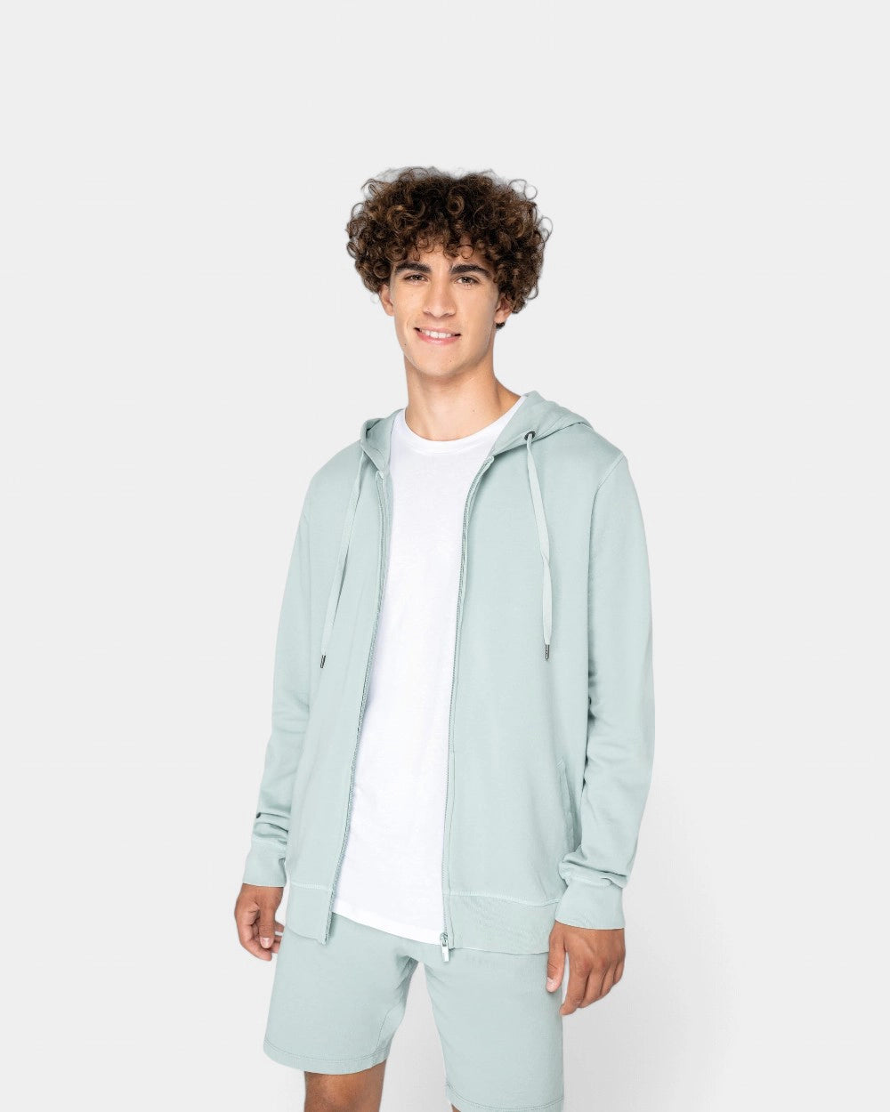 Customizable Zip-Up Hoodie Made in Europe - 1