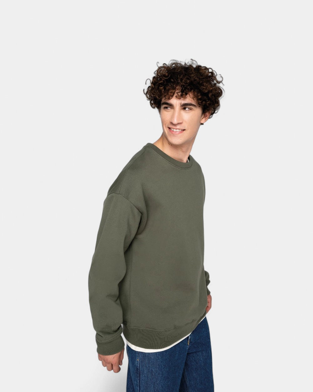 Unisex Oversized Crew Neck Sweatshirt to Personalize - 1
