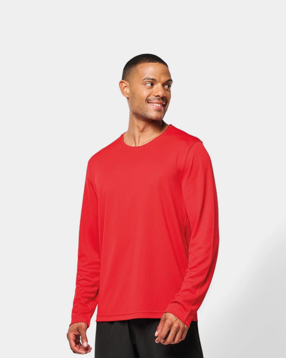 Men's Long Sleeve Sports T-Shirt - Customizable - 1
