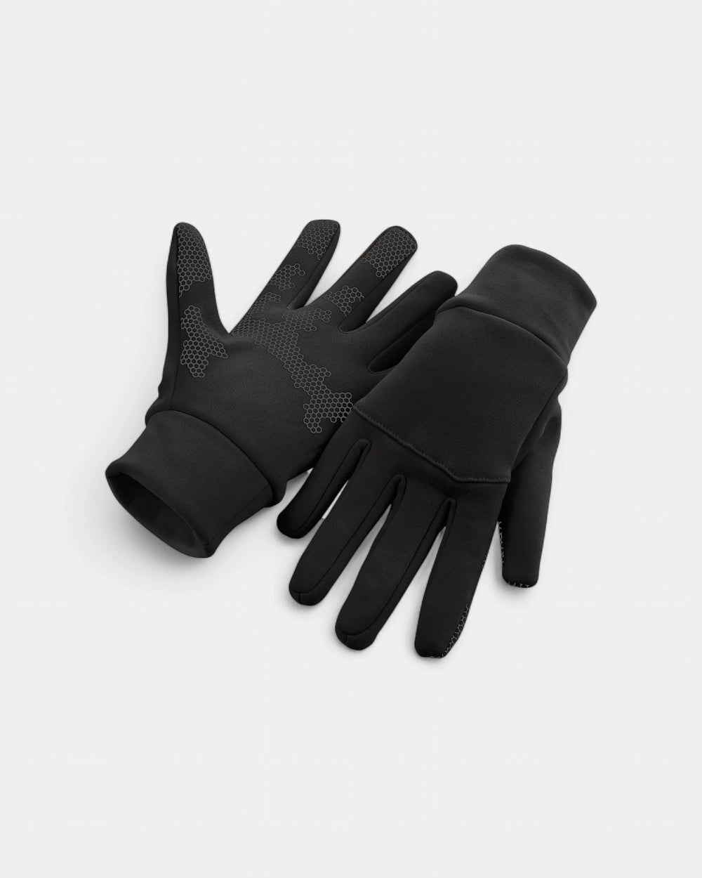 Customizable Softshell Sports Gloves - Black