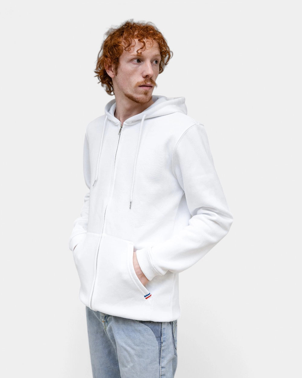 Men's Zipped Hoodie Made in France to Customize - 1