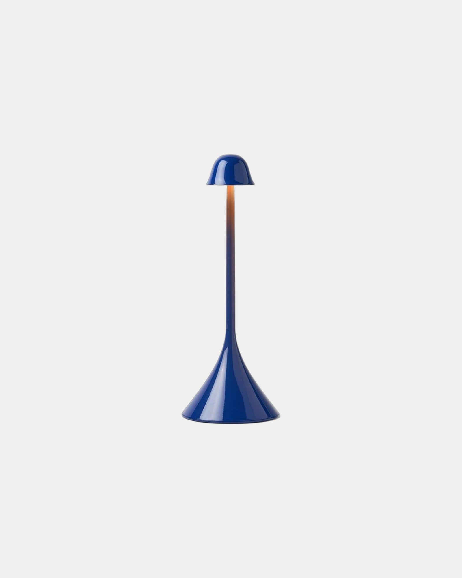 Custom LED table lamp Lexon Steli S - Dome - Glossy Blue