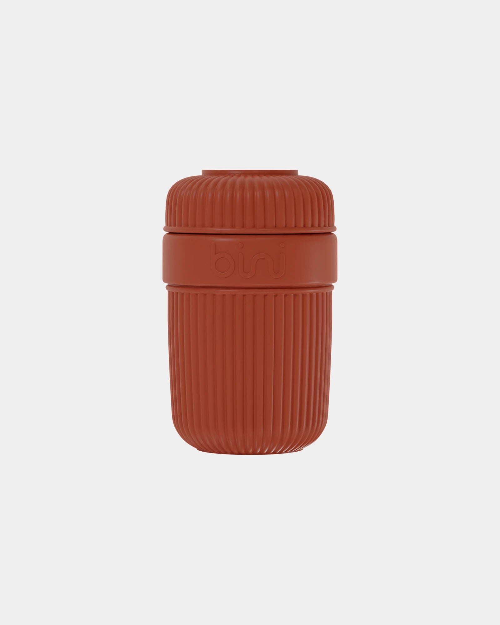 Custom eco-friendly travel mug BINI 350ml - Terracotta