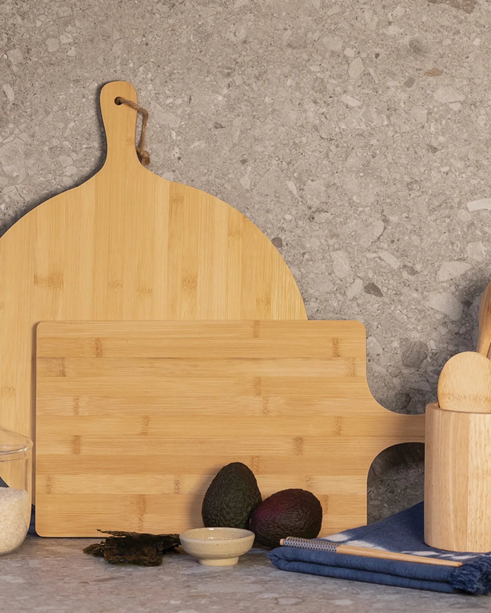 Promotional bamboo serving tongs - 4