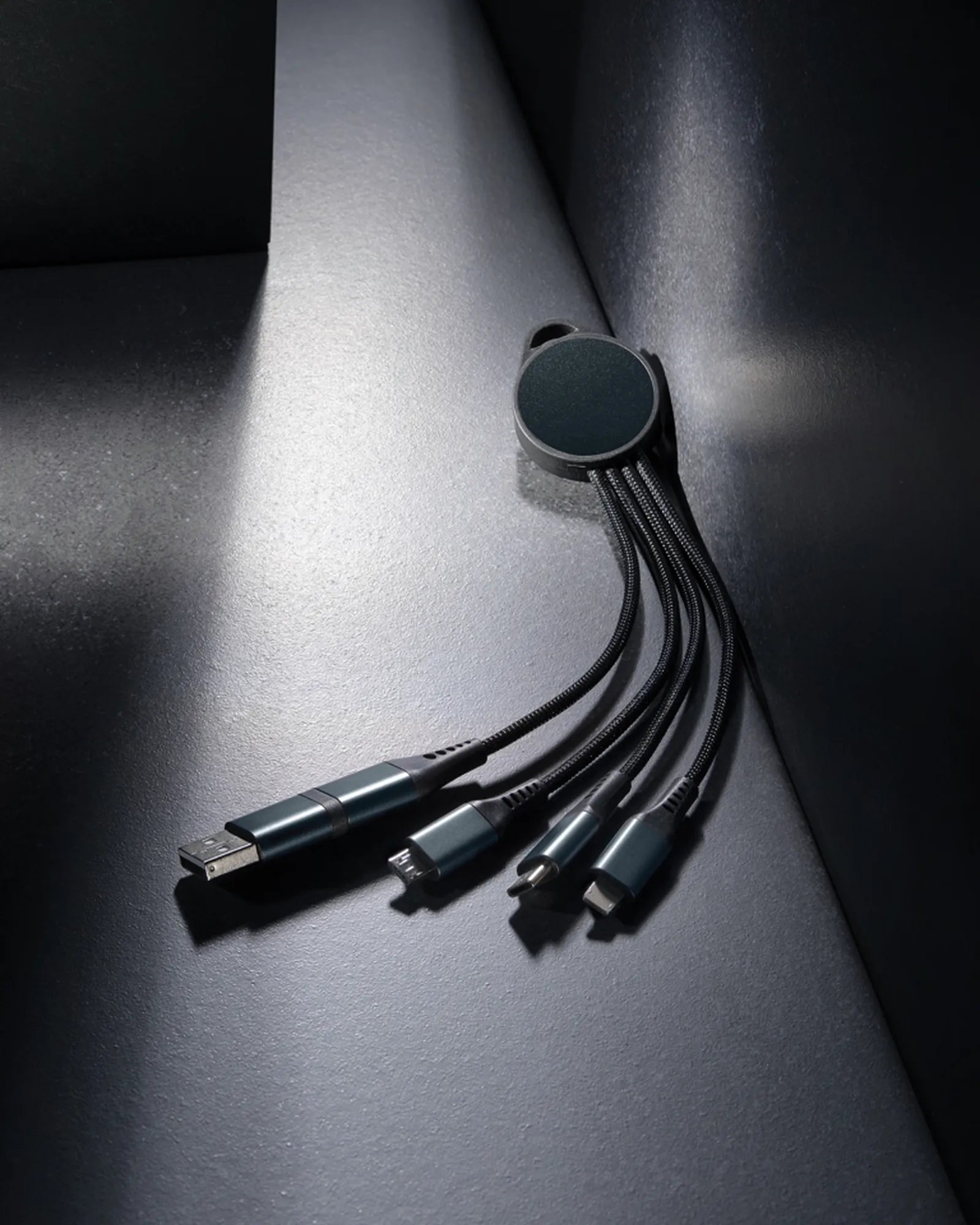 Promotional recycled aluminum 6-in-1 charging cable - 4
