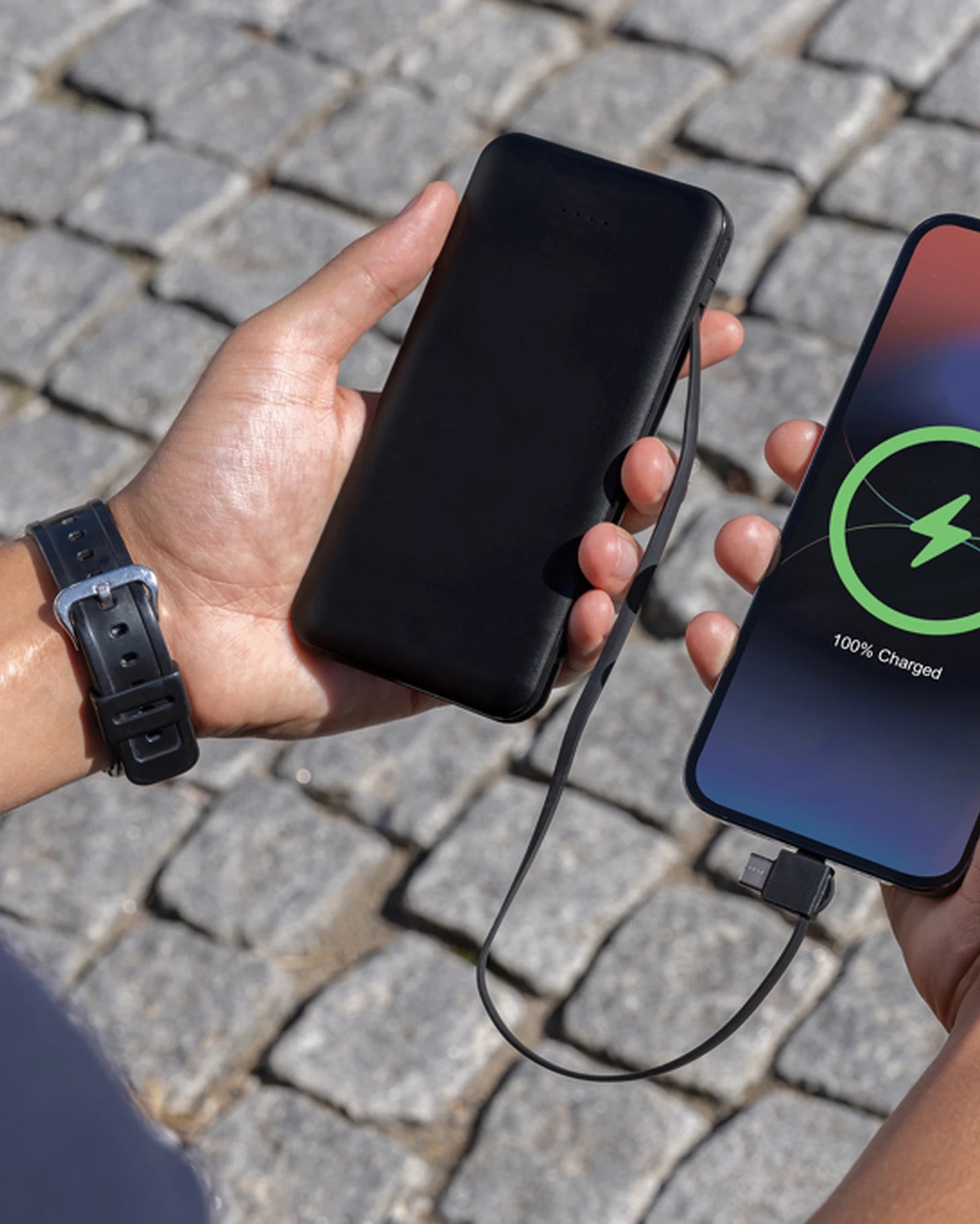 Custom recycled power bank 10,000 mAh - 9