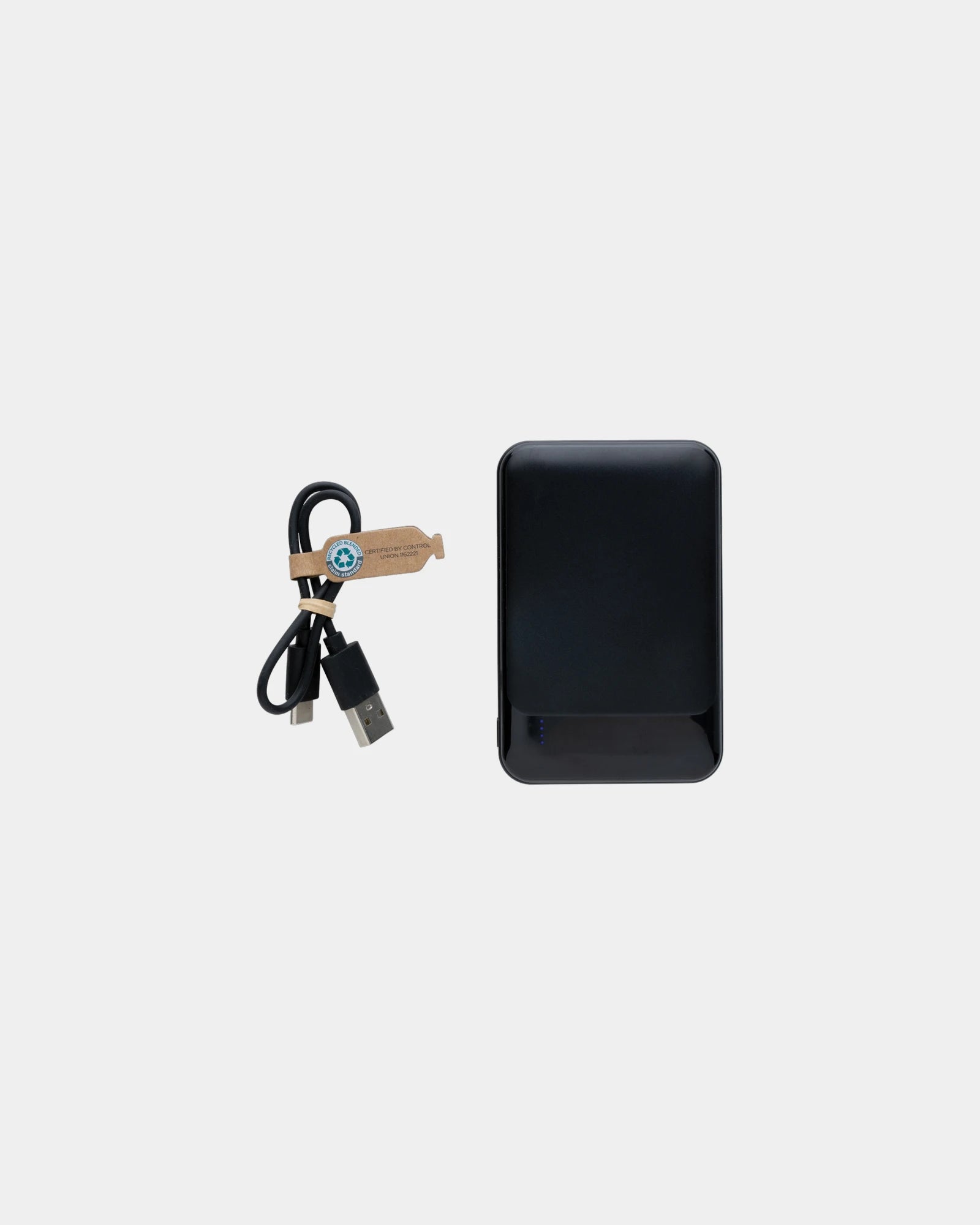 Custom recycled plastic power bank 5000 mAh - 2