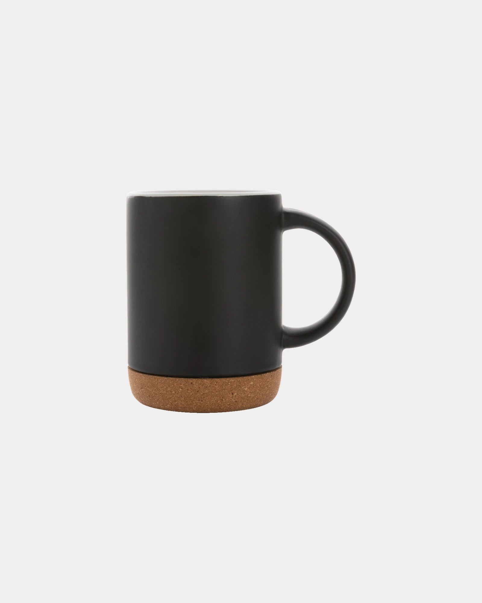 Promotional ceramic mug 280ml with cork base
