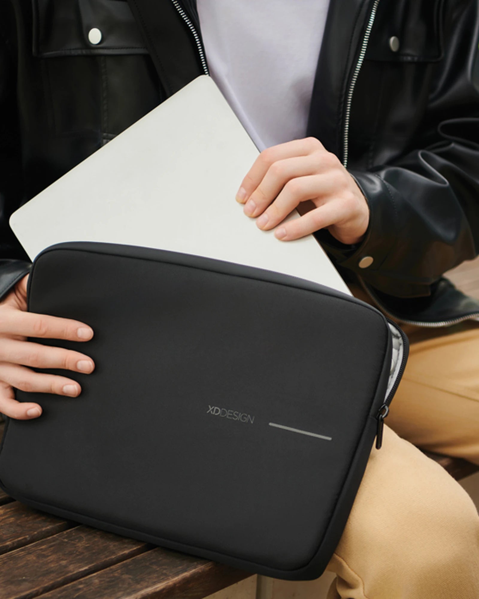 Custom recycled rPET laptop sleeve 14" - 8
