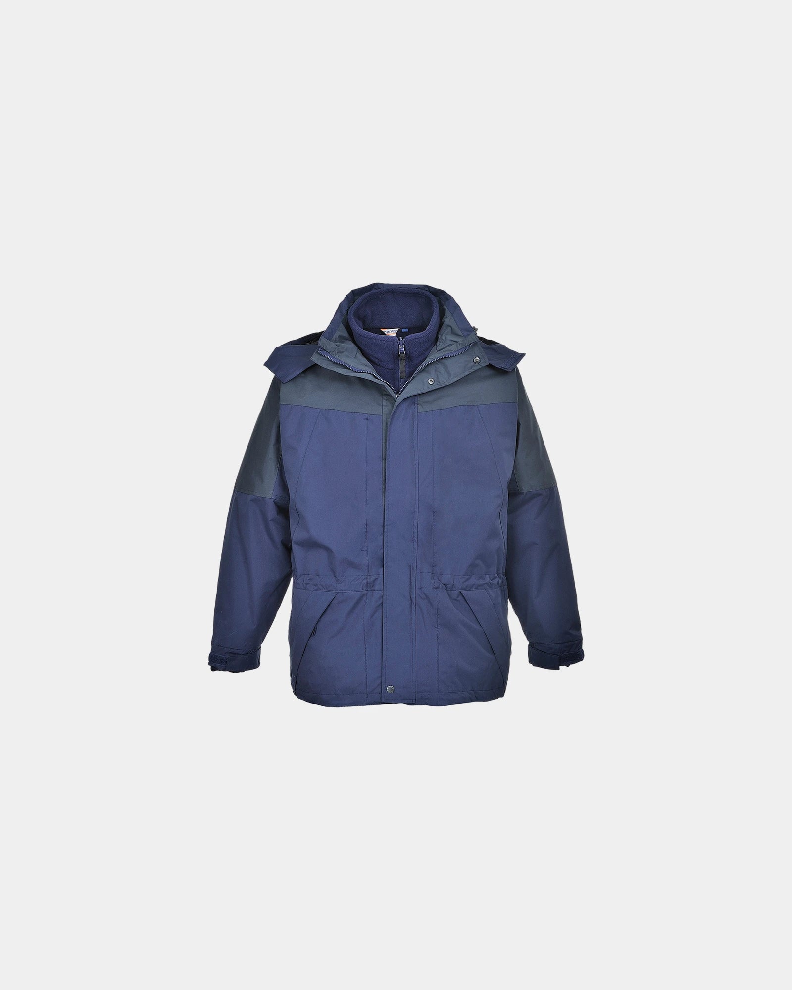 Promotional waterproof parka for men Aviemore - Navy