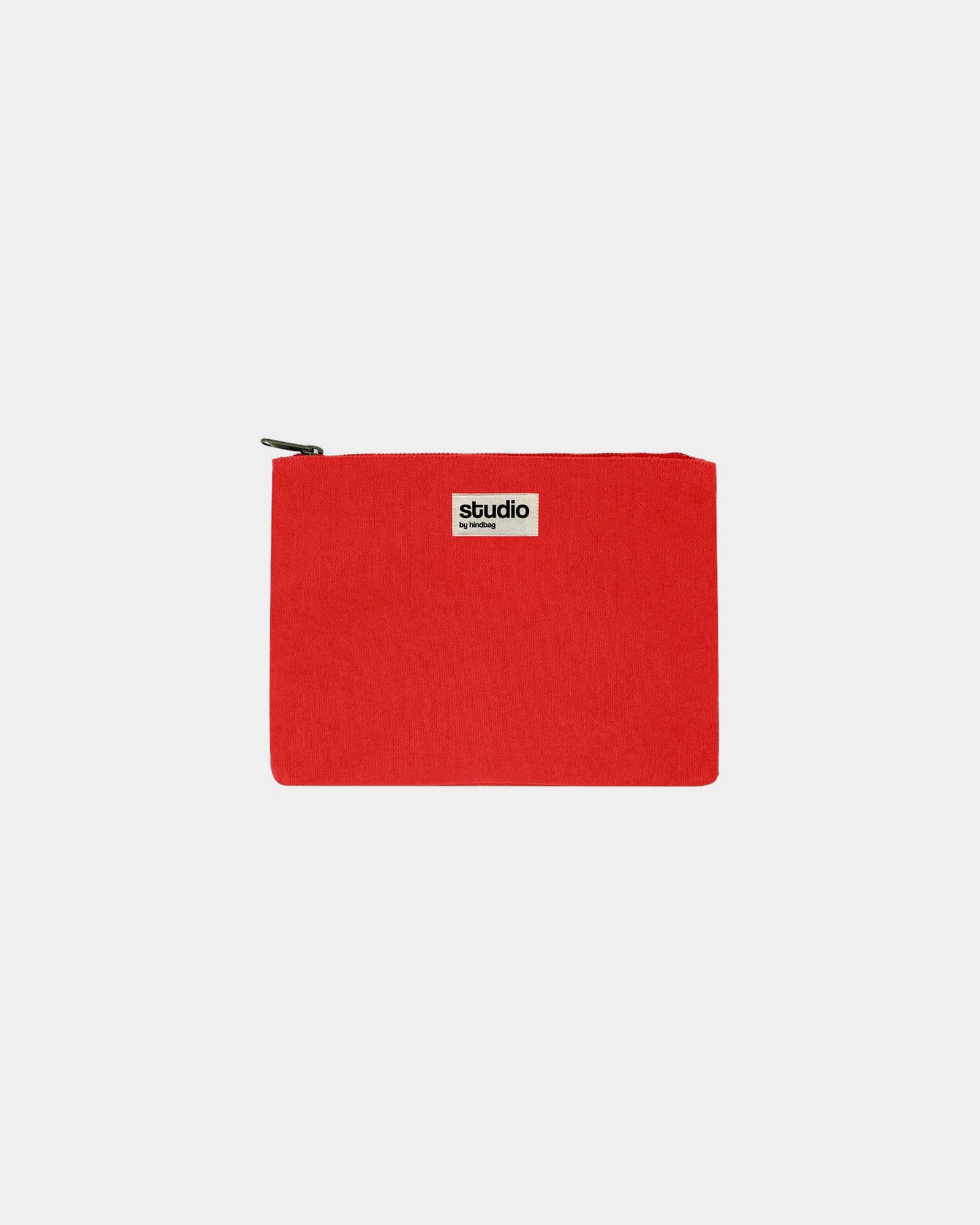 Custom organic cotton pouch Hindbag Colette M - Red