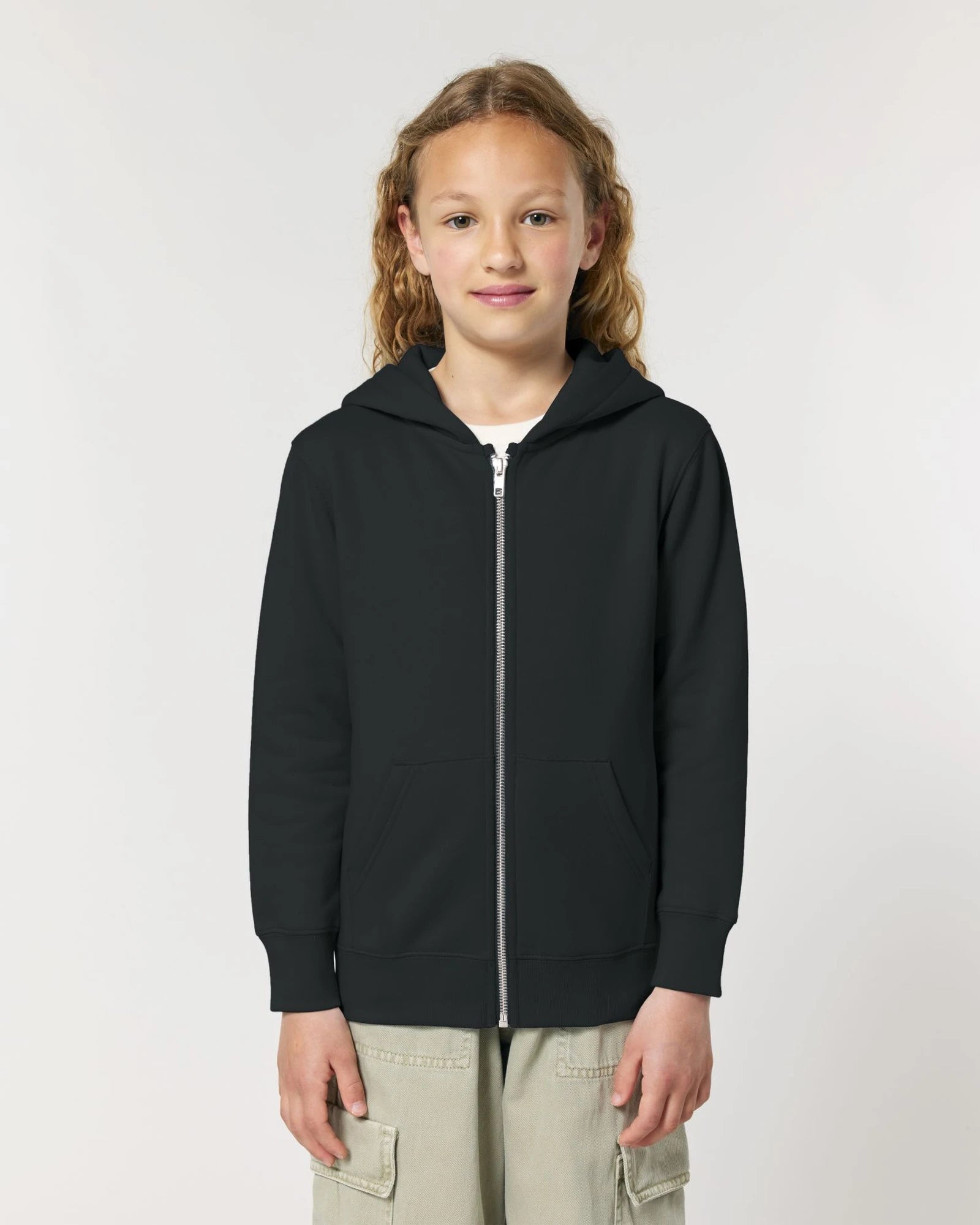 Custom organic cotton hoodie sweatshirt Mini Cultivator - Black