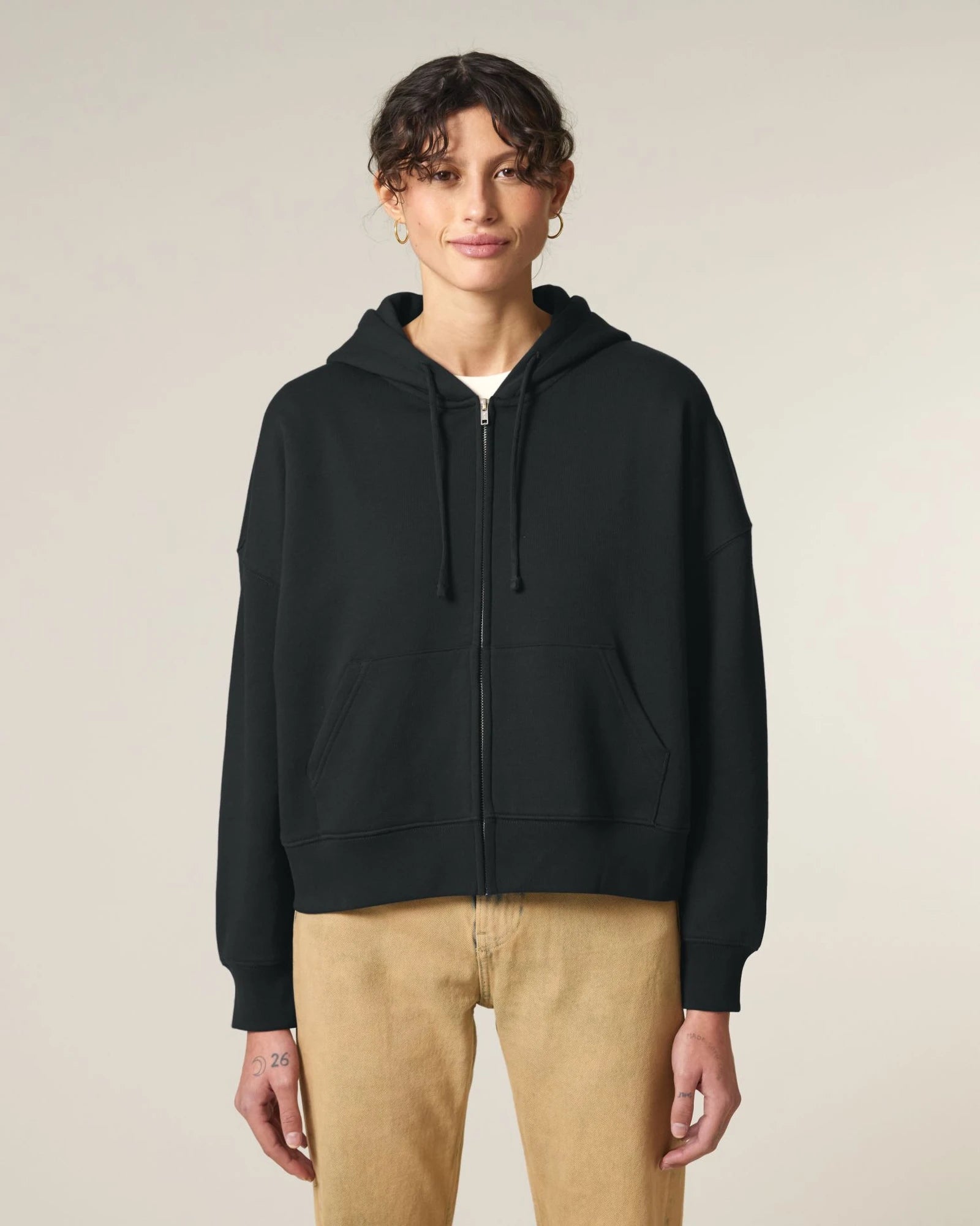 Custom organic cotton zip hoodie Stanley/Stella Ida - 1