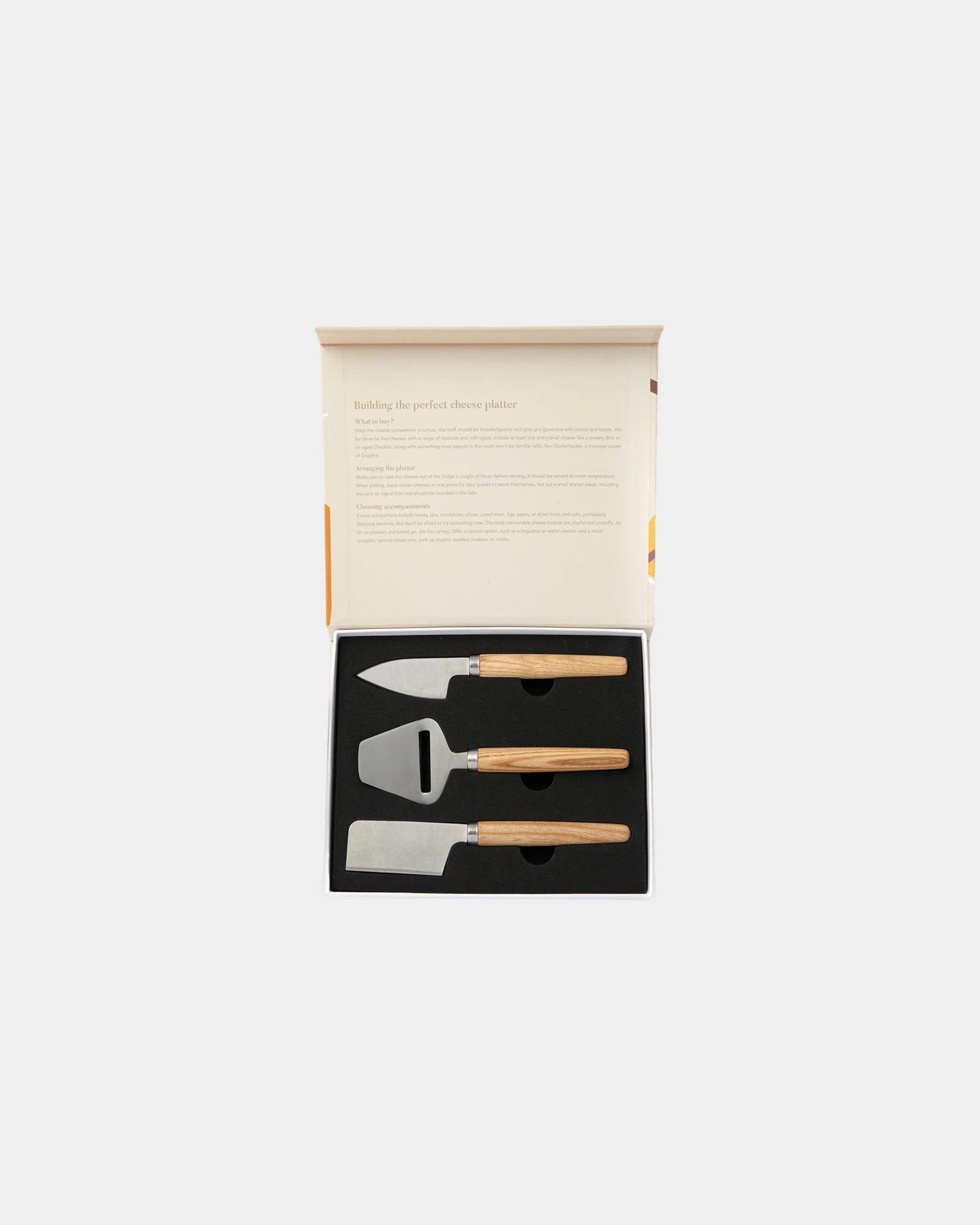 Custom stainless steel cheese knife set Vinga Retro - 1