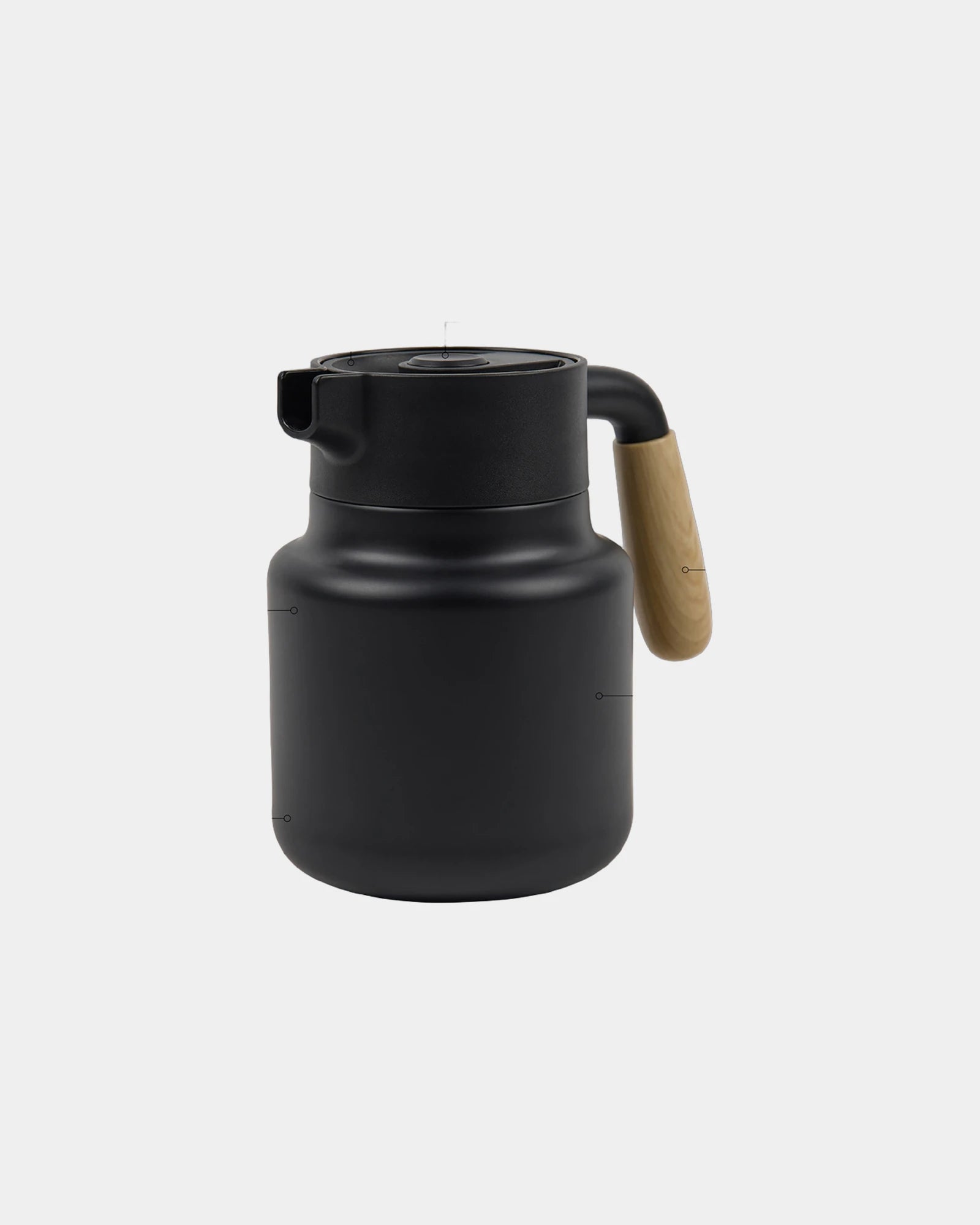 Custom recycled stainless steel Vinga 1.2L pitcher - 2