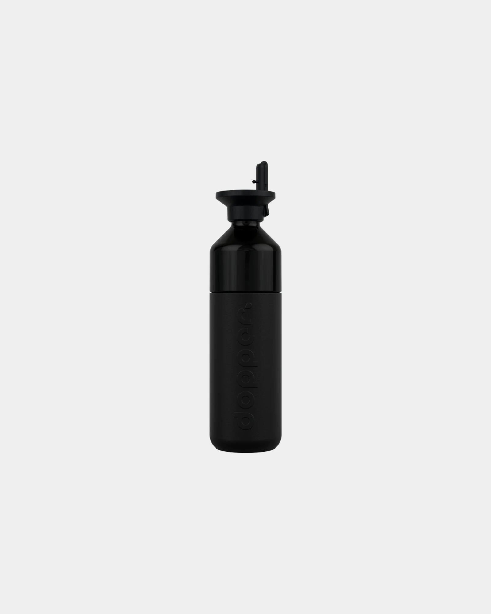Custom reusable Flip Straw accessory Dopper - Black