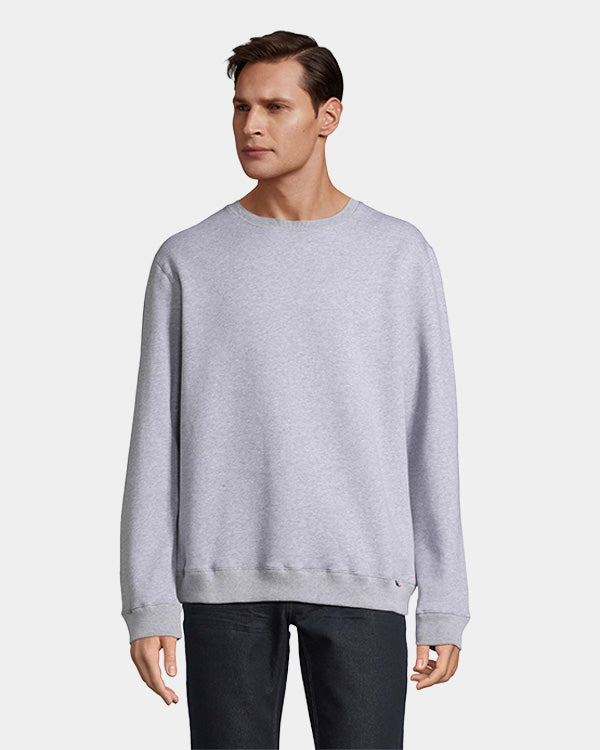 Round neck sweatshirt made in France to customize - 1