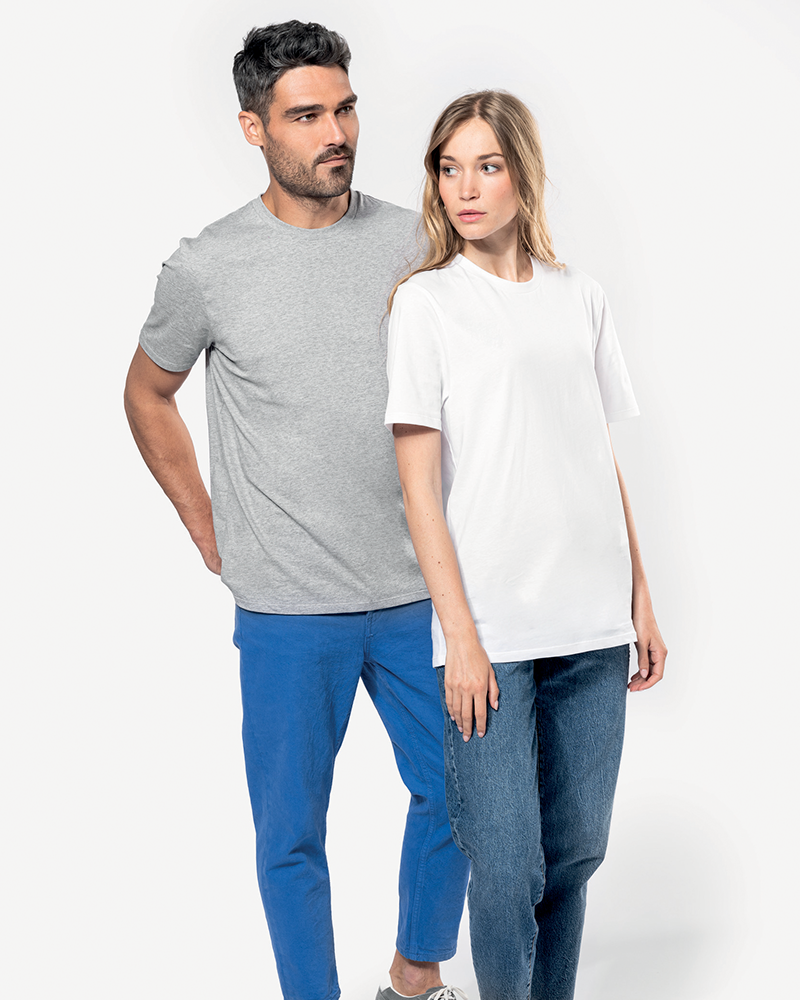Round Neck T-Shirt Made in Europe Unisex Customizable - 1