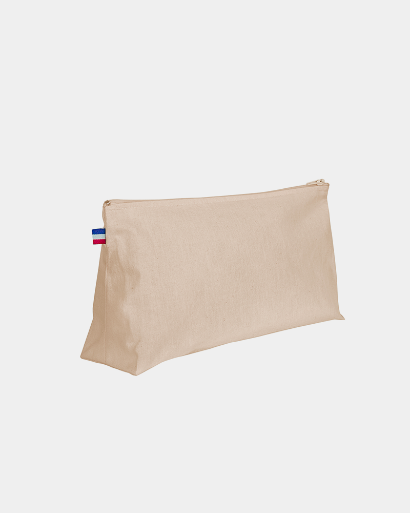 Customizable toiletry bag made in France - Natural