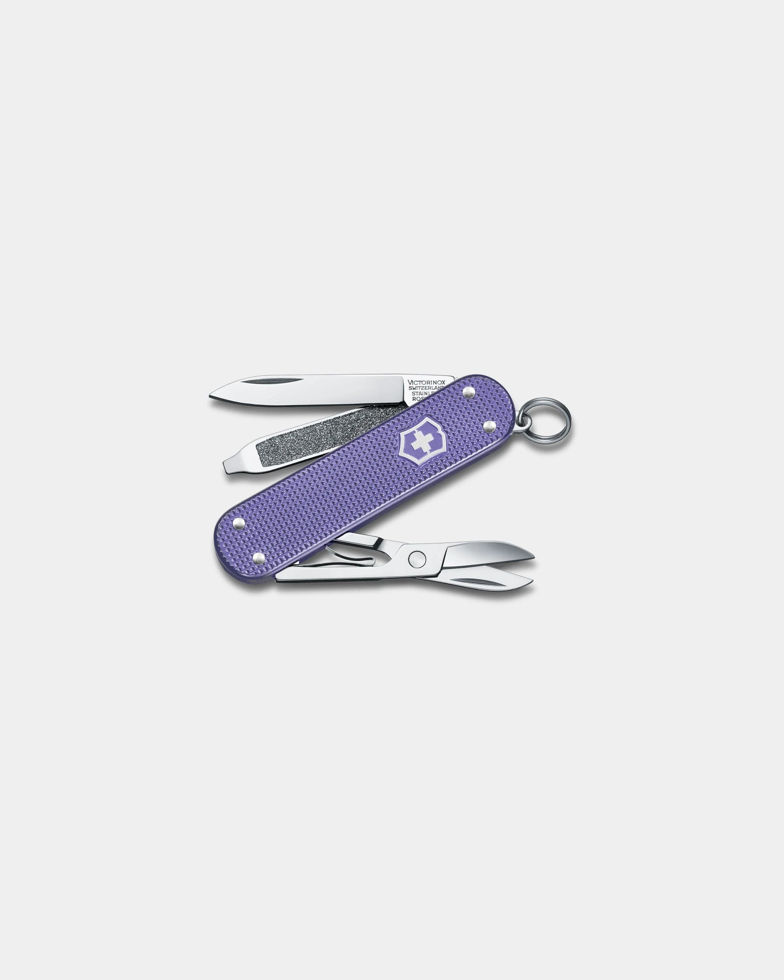 Custom Alox Swiss Army Knife Victorinox Classic SD - Electric Lavender
