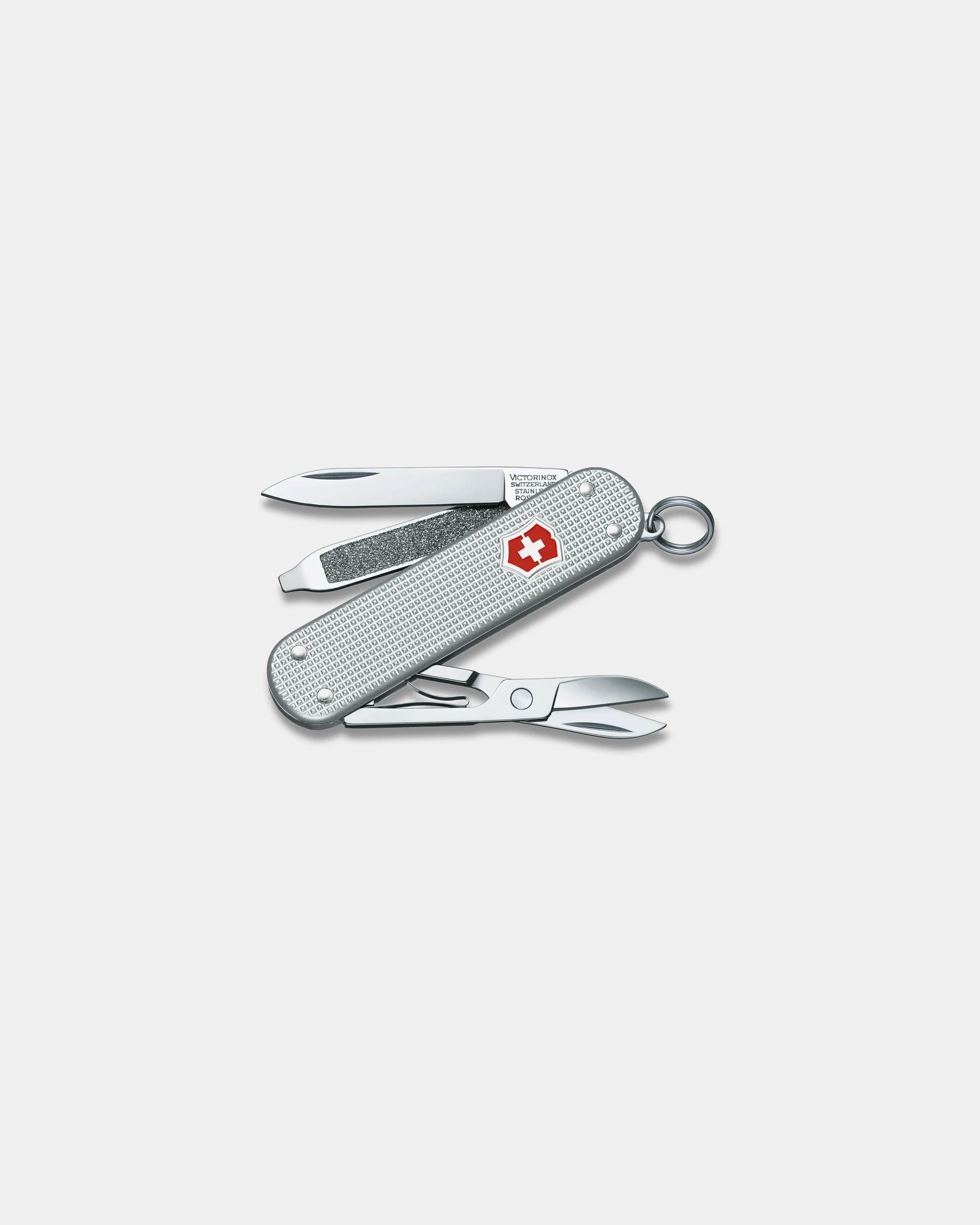 Custom Alox Swiss Army Knife Victorinox Classic SD - Silver