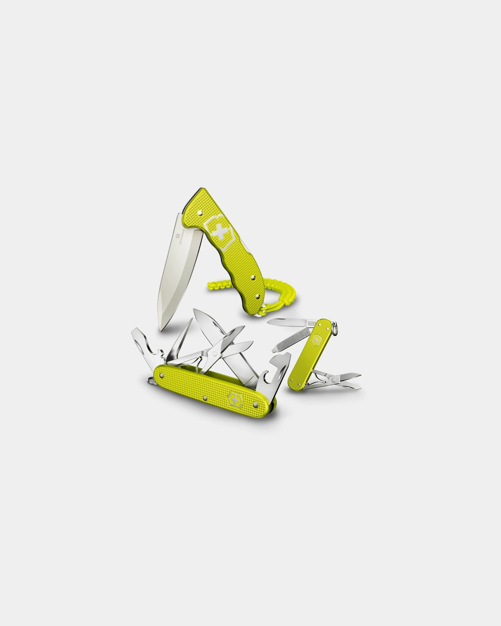 Custom electric yellow Swiss Army knife Victorinox Classic - 1