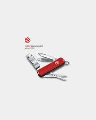 Custom red Swiss Army Nail Clip Victorinox 580 - Red