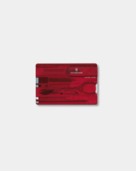 Custom Swiss Card Classic Victorinox - Rouge Transparent