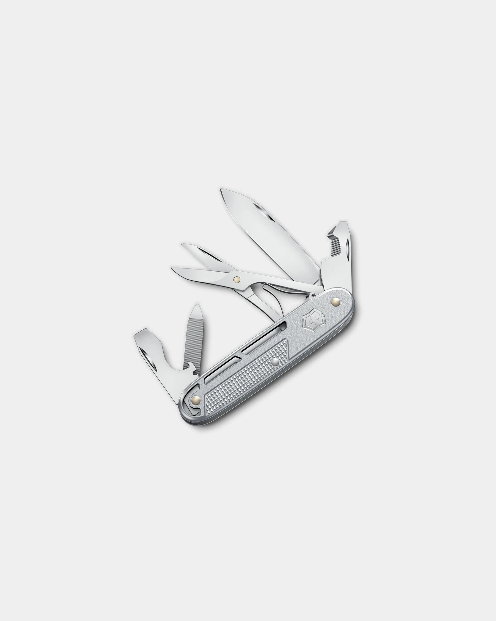 Custom Alox Victorinox Synergy X pocket knife - Silver