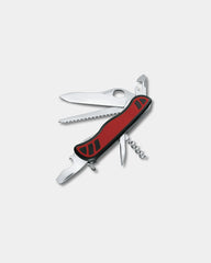 Custom multi-function Swiss knife Victorinox Forester M Grip - Rouge/Noir