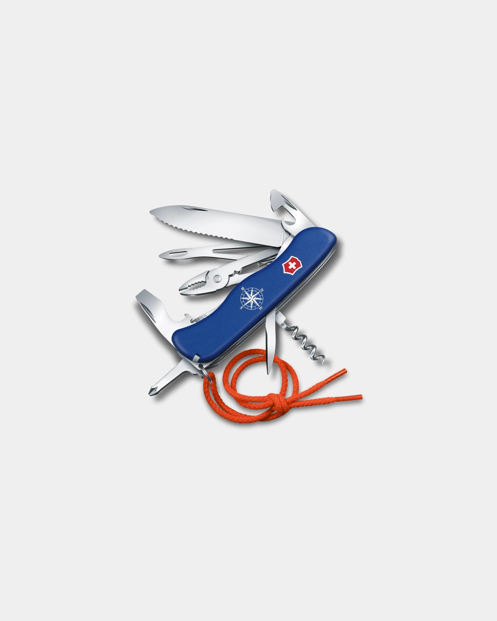 Custom multifunctional Skipper pocket knife Victorinox - Blue