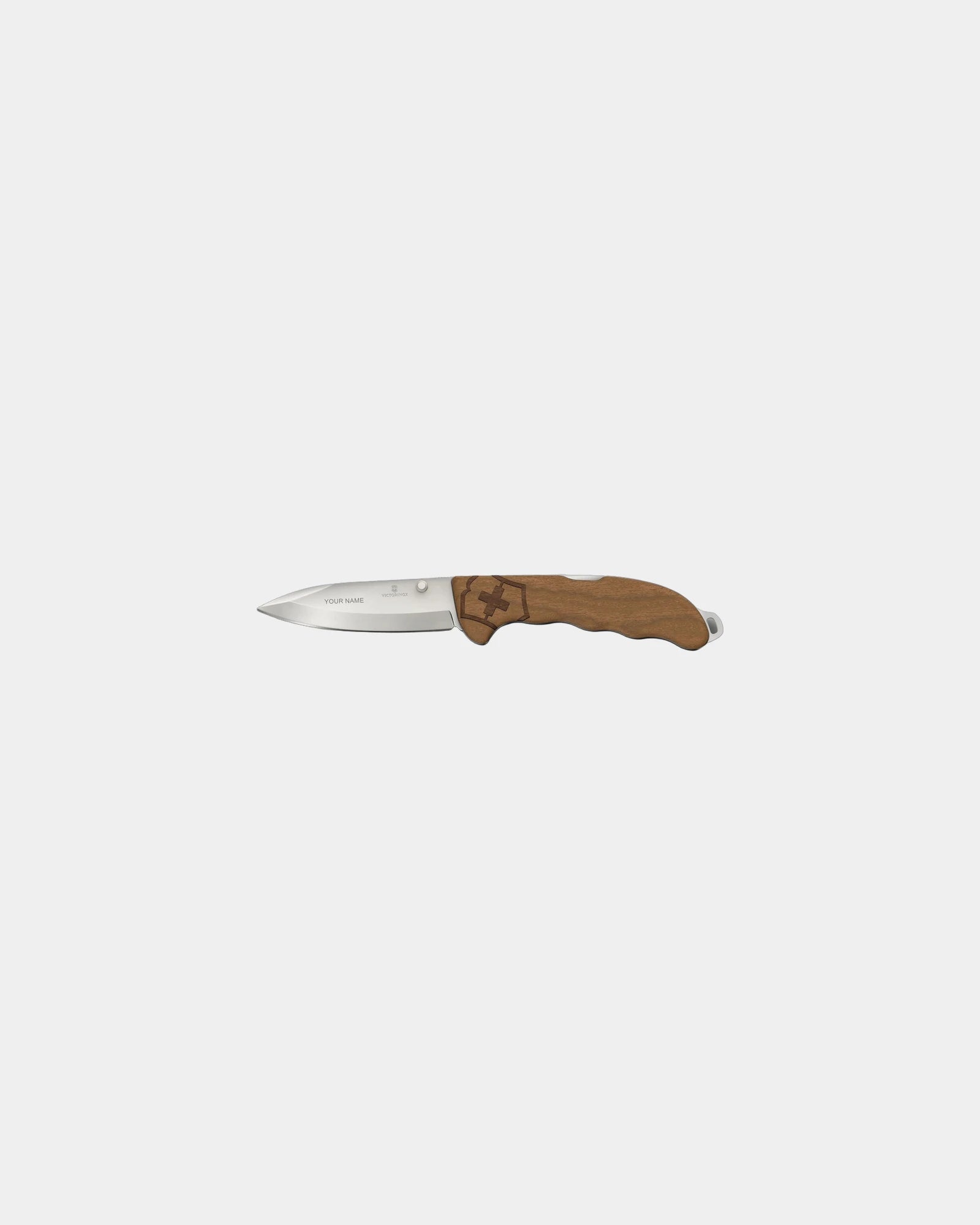 Custom walnut wood Swiss knife Victorinox Evoke Wood - 1