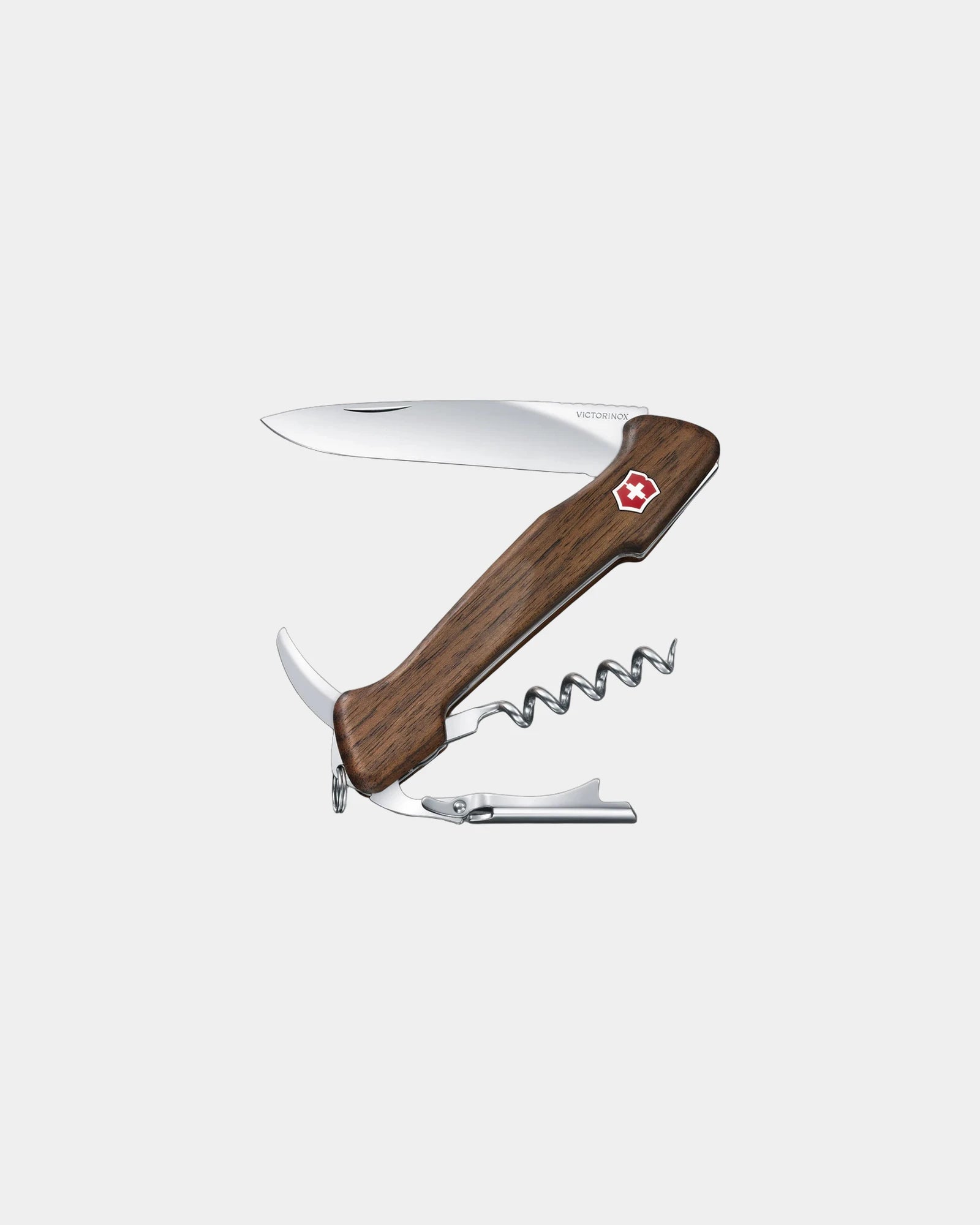 Custom walnut Swiss knife Victorinox Wine Master Wood - Bois De Noyer