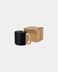 Promotional recycled stainless steel Bjorn mug 360ml - Black