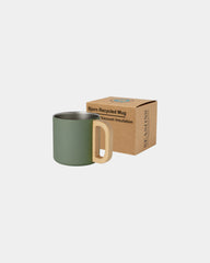 Promotional recycled stainless steel Bjorn mug 360ml - Heather Green