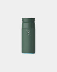 Custom recycled stainless steel Ocean Bottle 350ml - Forest Green
